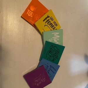 Bundle of 6 colourpop palettes!